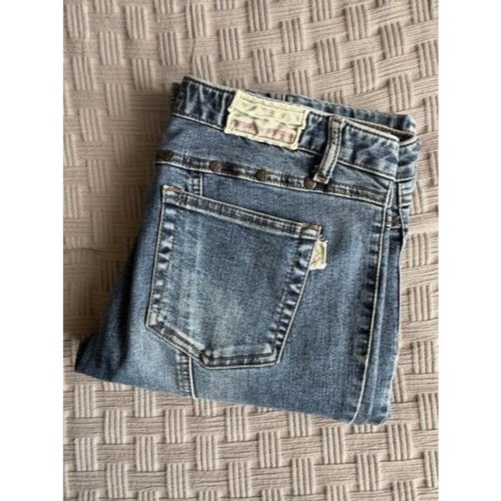 Vintage Y2K Hysteric Glamour Paneled Seam Flare Jeans - Star Rivets - Rare W30